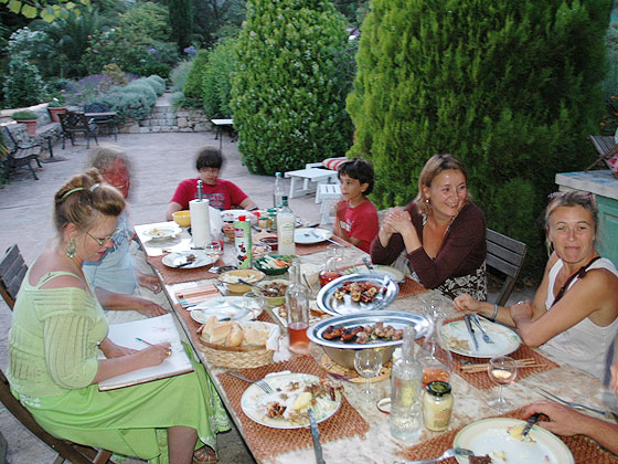 Table d'hôtes dîner